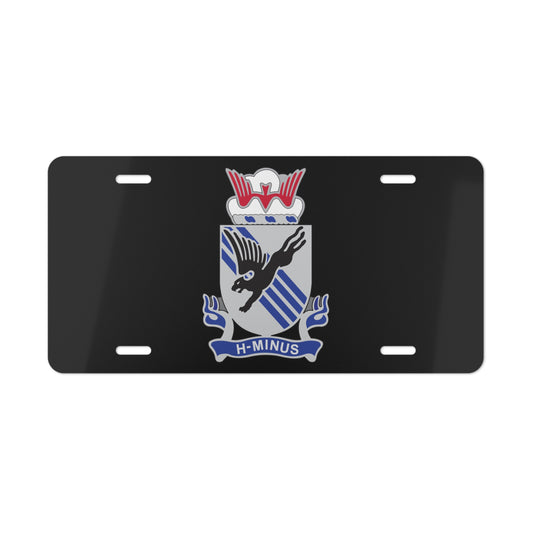 3rd BDE 82nd Aluminum License Plate