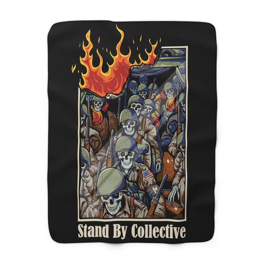 Cruise to Hell Sherpa Fleece Blanket