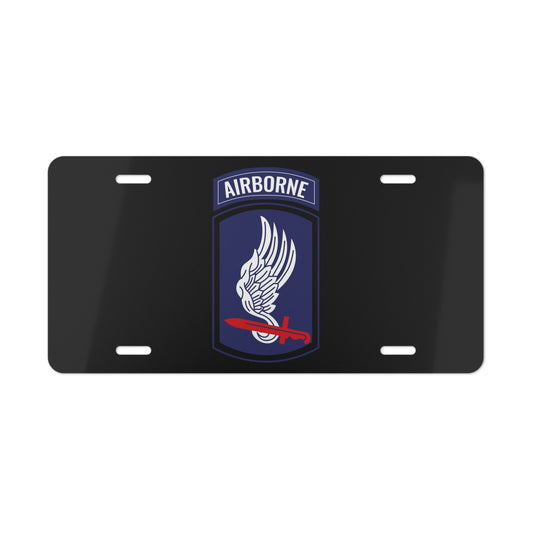 173rd Aluminum License Plate