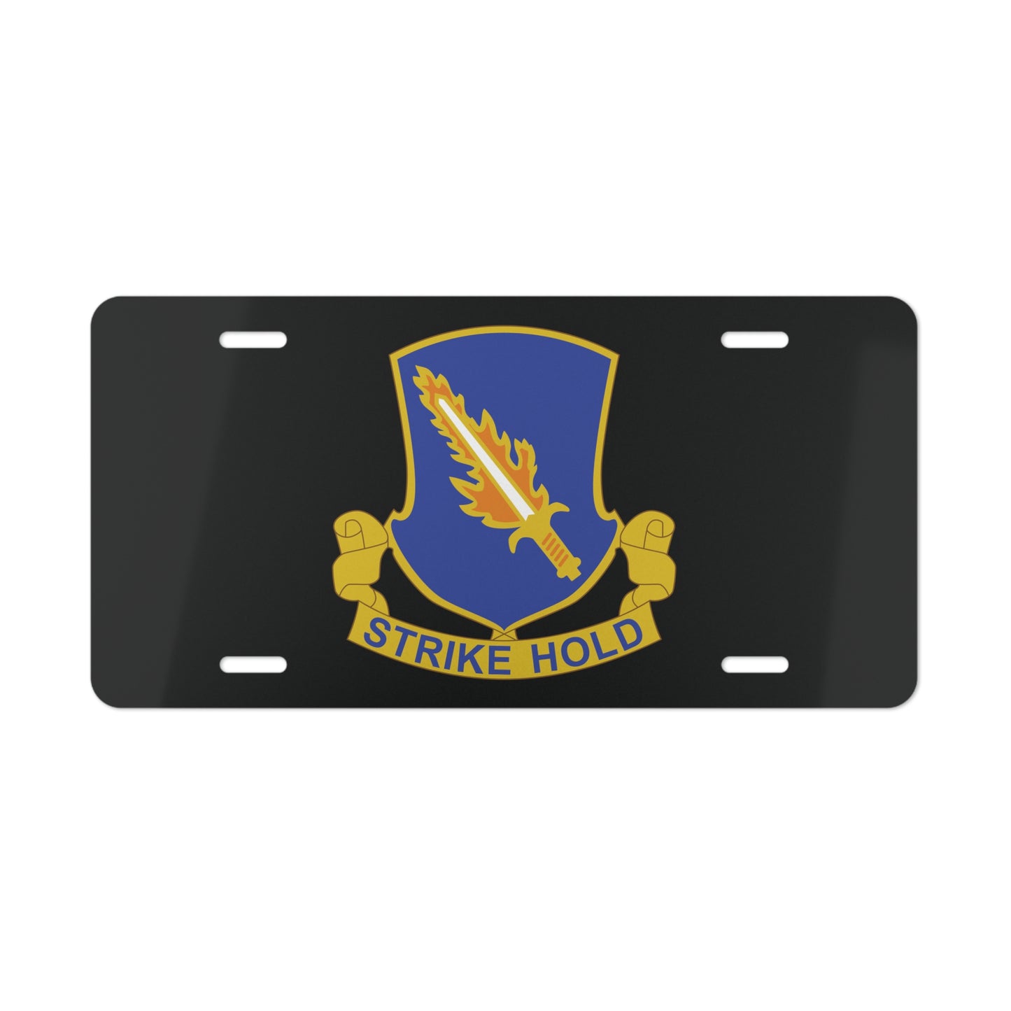 504th Aluminum License Plate