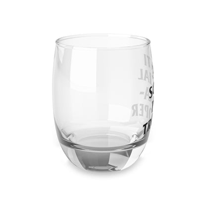 Anti Social Whiskey Glass