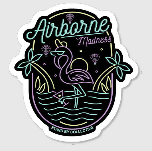 Airborne Madness Sticker