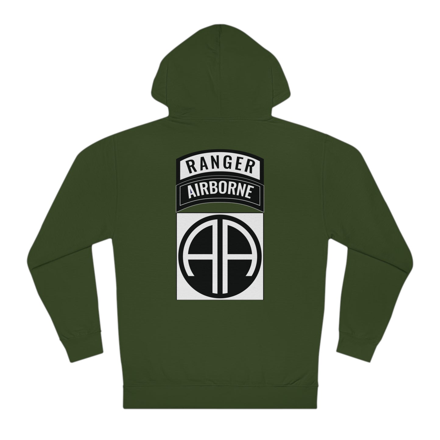 82nd Ranger B&W Hoodie