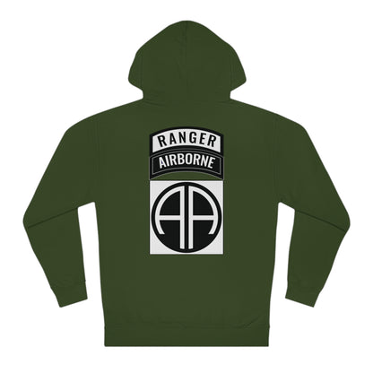 82nd Ranger B&W Hoodie