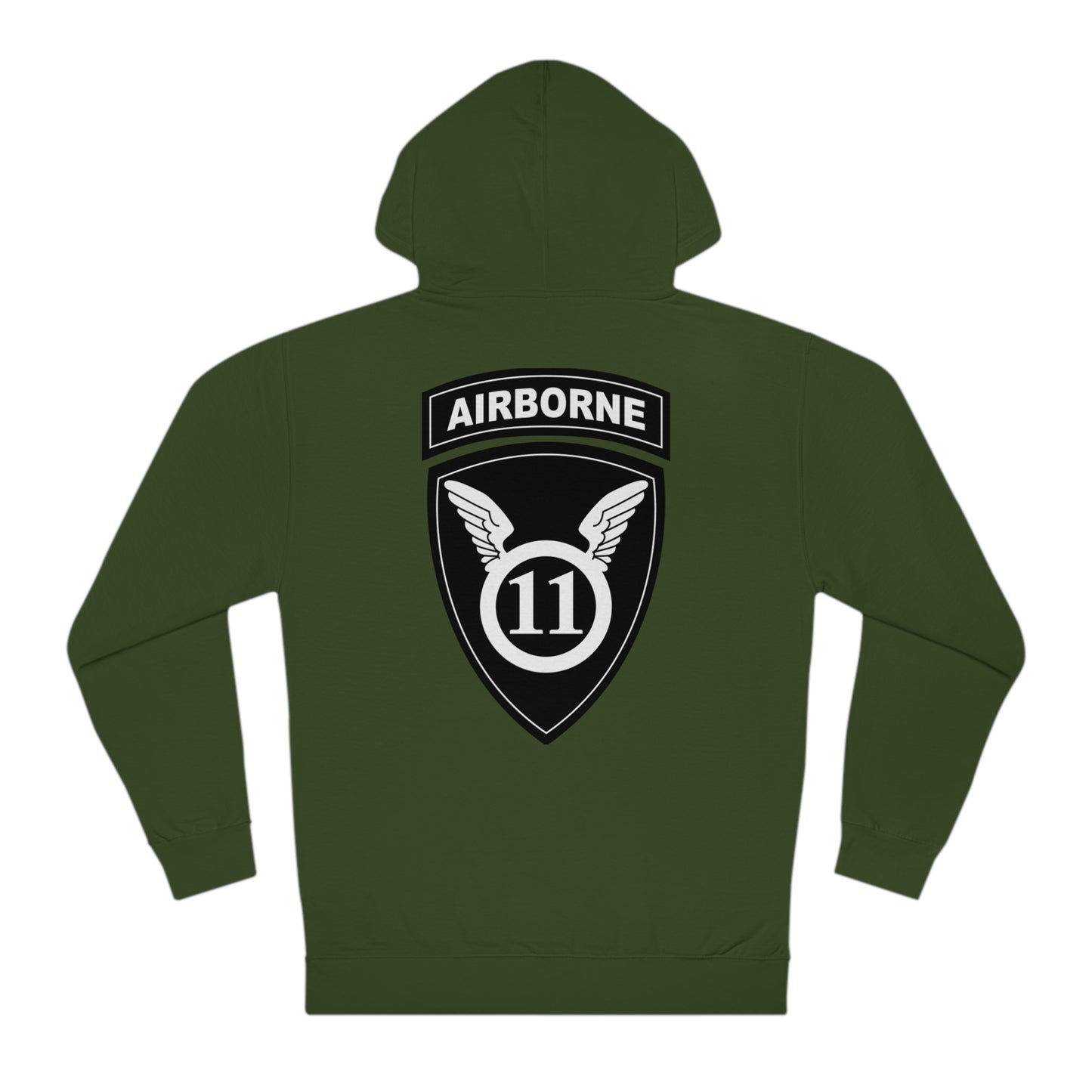 11th Airborne DIV B&W Hoodie