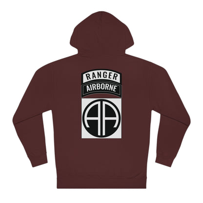 82nd Ranger B&W Hoodie