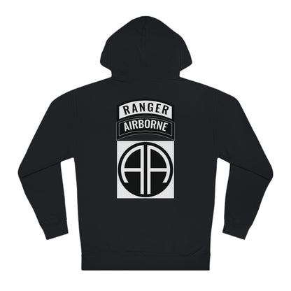 82nd Ranger B&W Hoodie