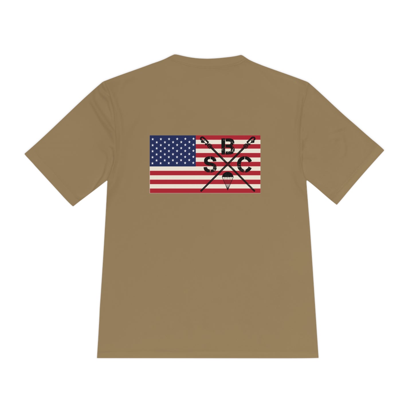 MOISTURE WICKING SBC American Flag Colored Tee