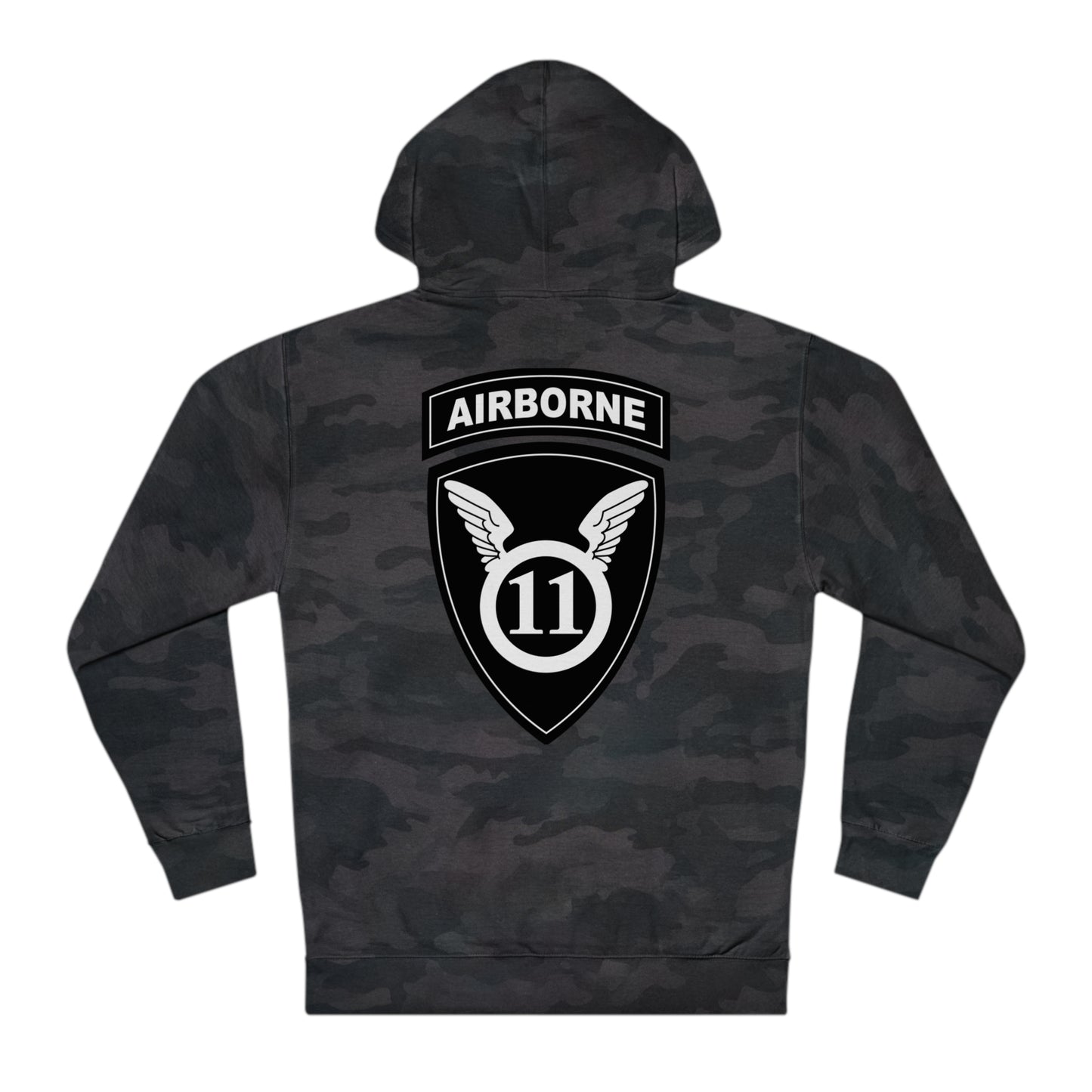 11th Airborne DIV B&W Hoodie