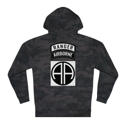 82nd Ranger B&W Hoodie