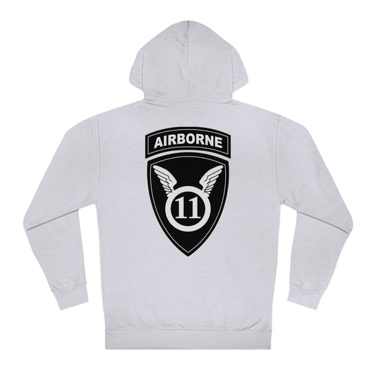 11th Airborne DIV B&W Hoodie