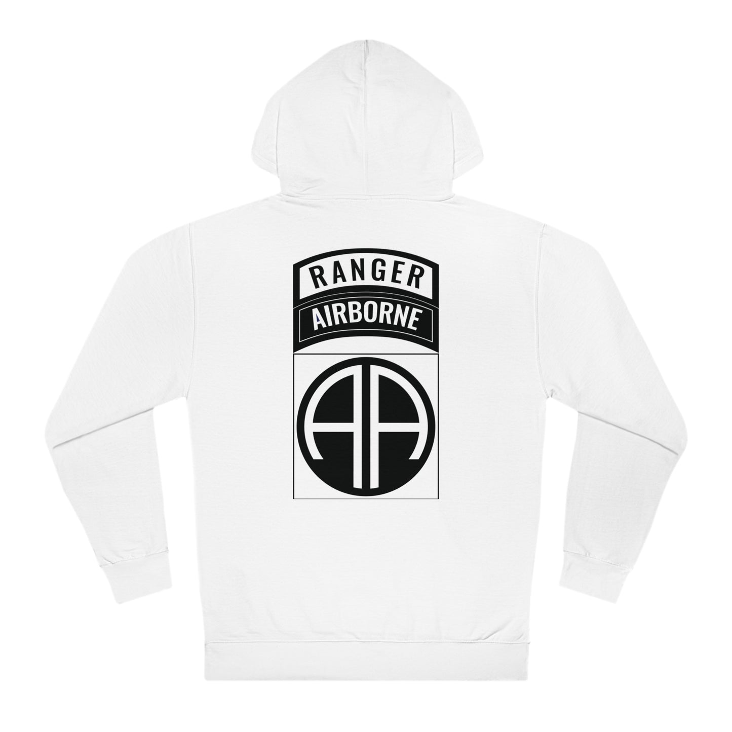 82nd Ranger B&W Hoodie