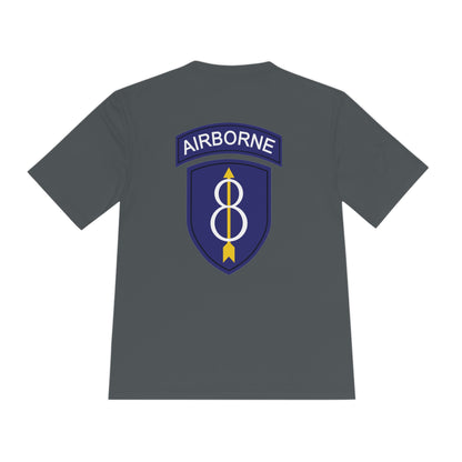 MOISTURE WICKING 8th INF DIV Airborne Tee