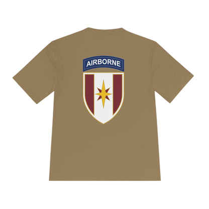 MOISTURE WICKING 44th Med BDE ABN Tee