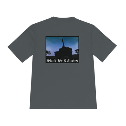 MOISTURE WICKING Silo Blue Tanker Tee