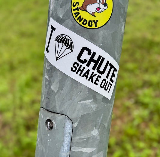 I <3 Chute Shakout Sticker