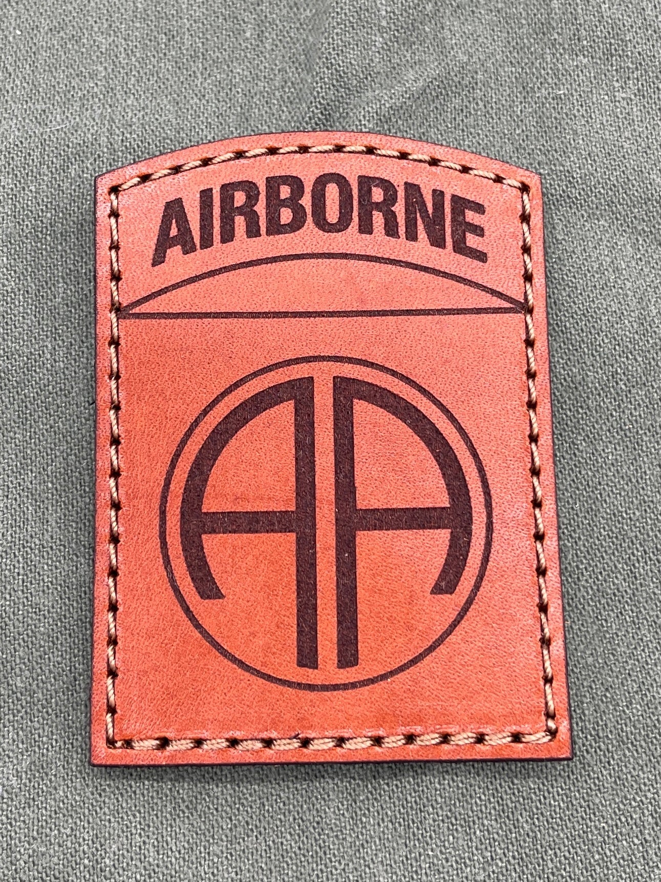 82nd ABN Leather Patch