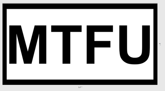 MTFU 1-91 CAV Sticker