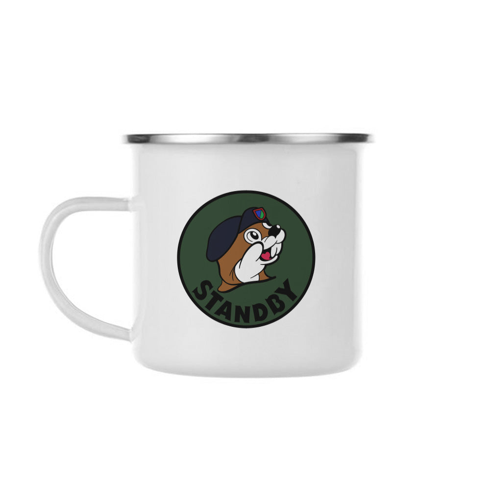 SB Bussey Camp Enamel Mug