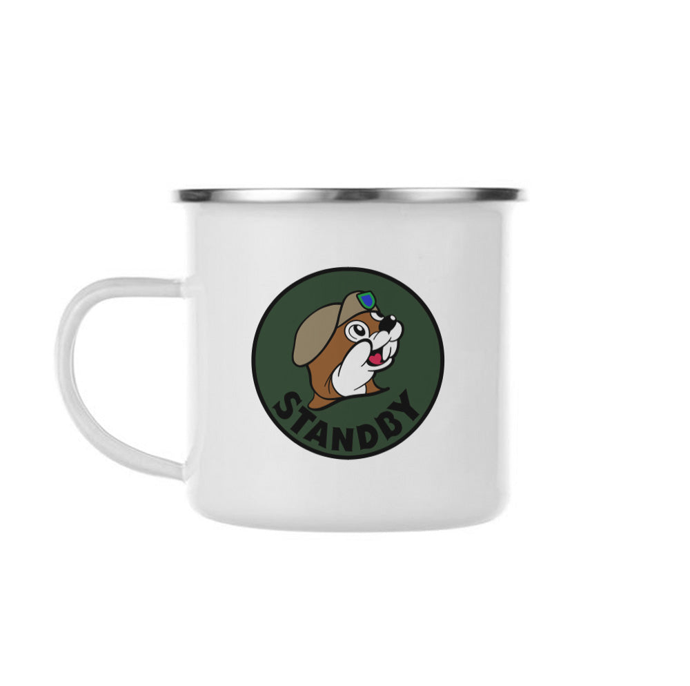 SB Bussey Camp Enamel Mug