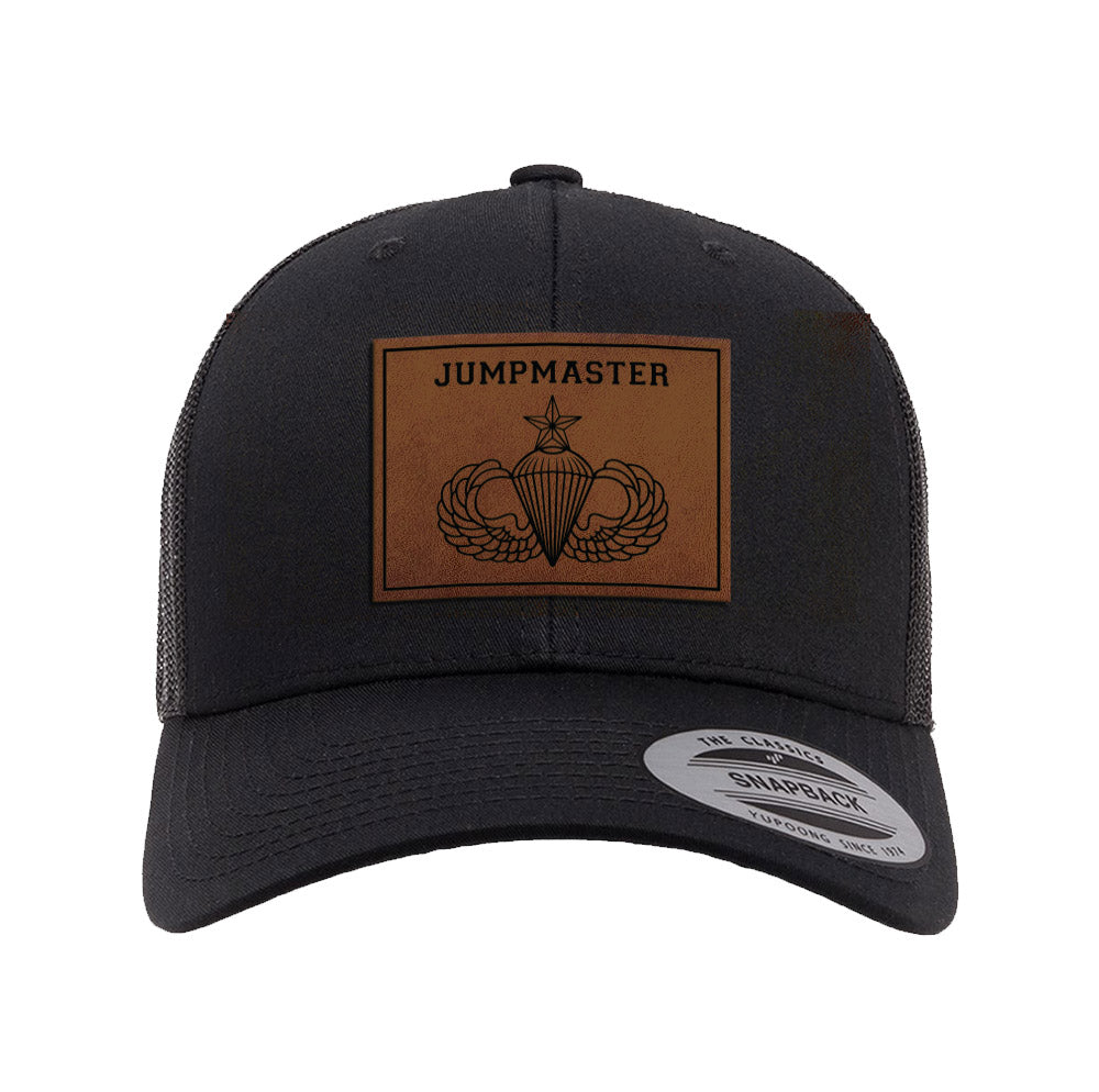 Jumpmaster Senior Leather Patch Hat