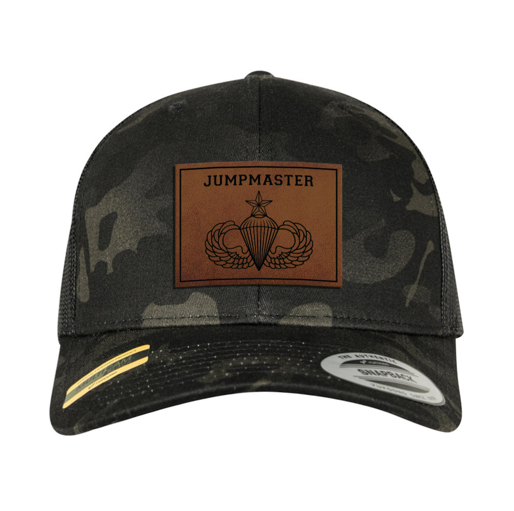 Jumpmaster Senior Leather Patch Hat