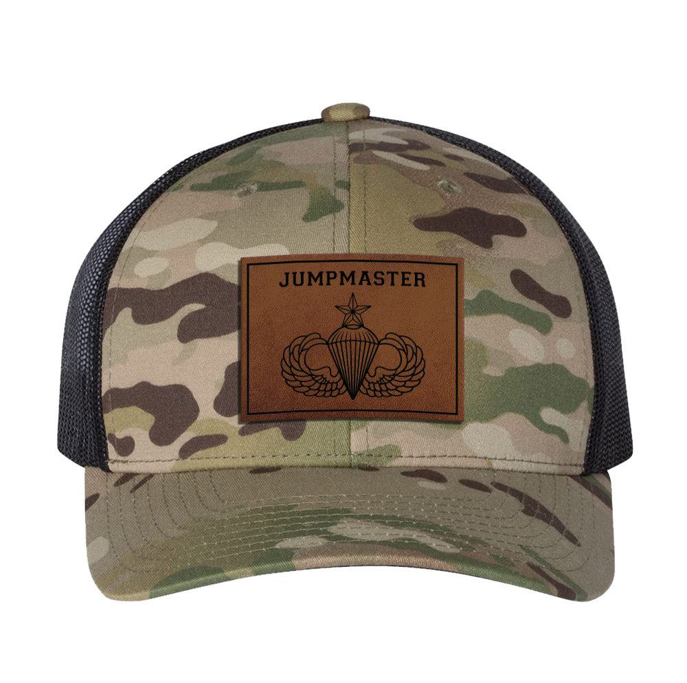 Jumpmaster Senior Leather Patch Hat