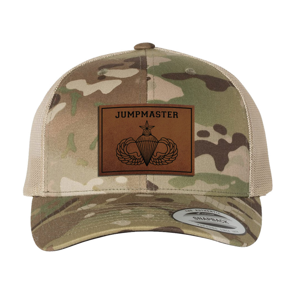 Jumpmaster Senior Leather Patch Hat