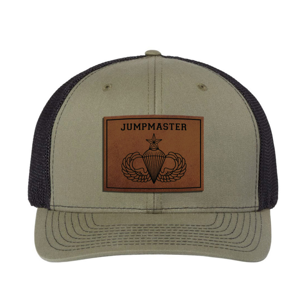 Jumpmaster Senior Leather Patch Hat