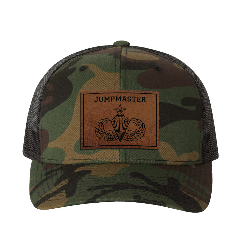 Jumpmaster Senior Leather Patch Hat