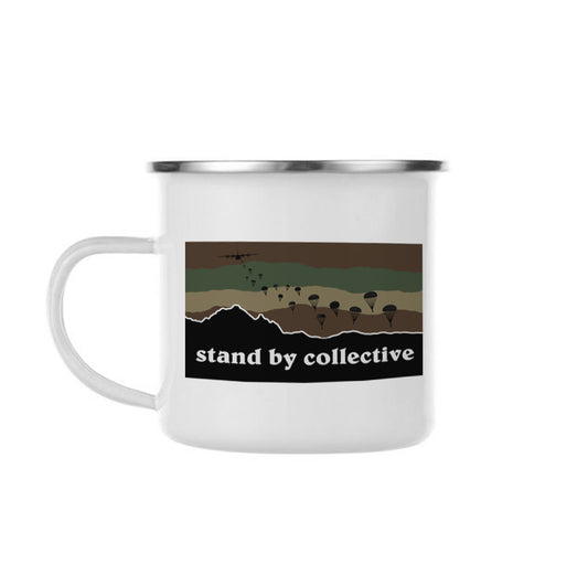 M81 Para Camp Enamel Mug