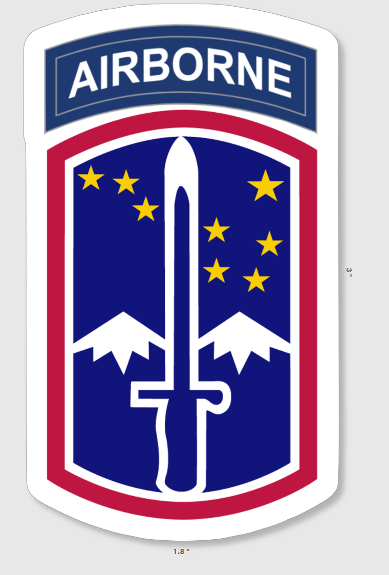 172nd INF ABN Sticker