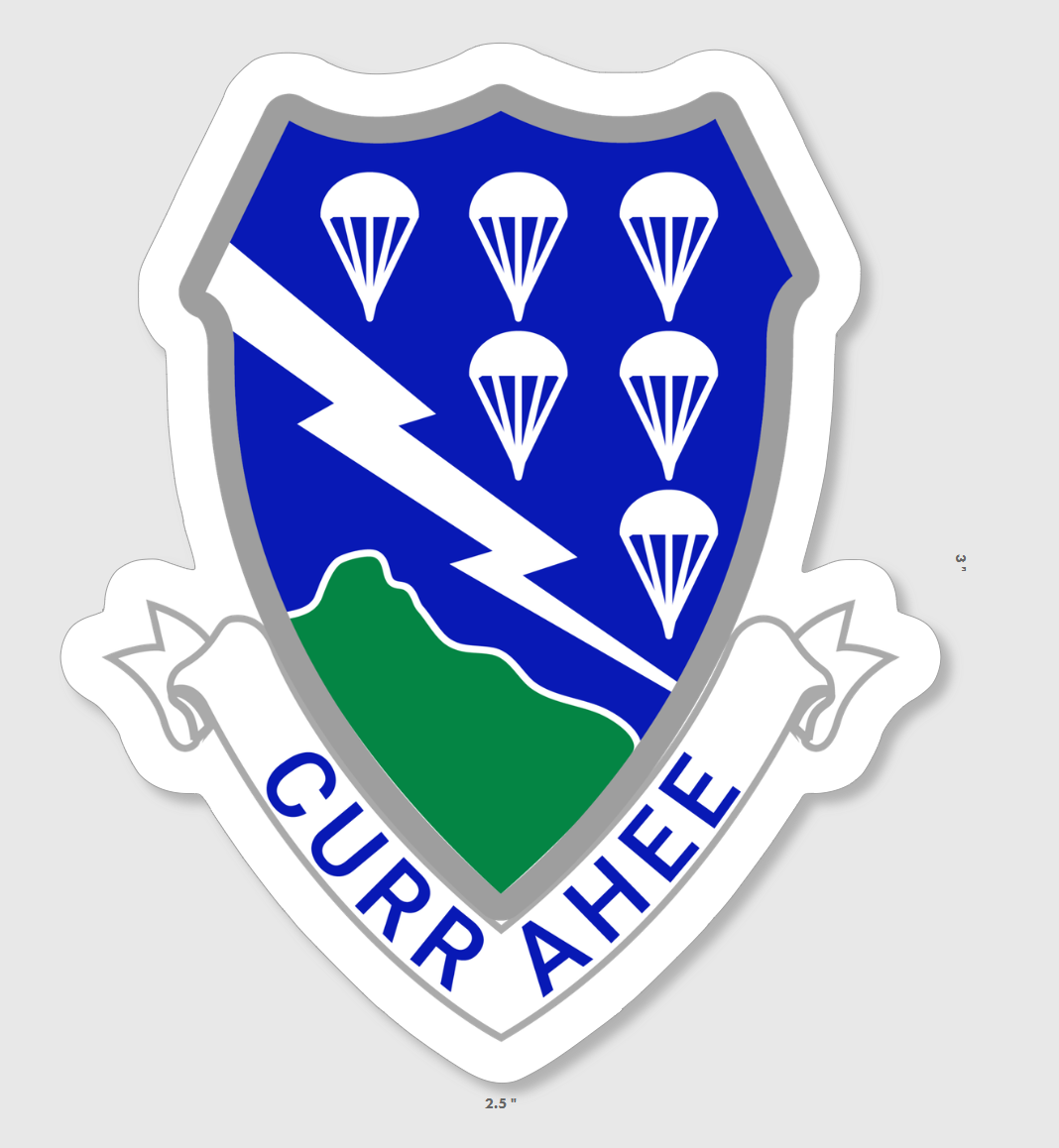 506th Currahee Sticker