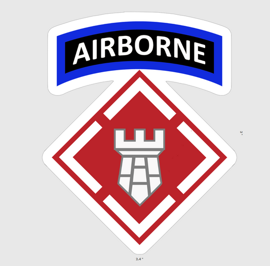 20th ENG BDE Airborne Sticker