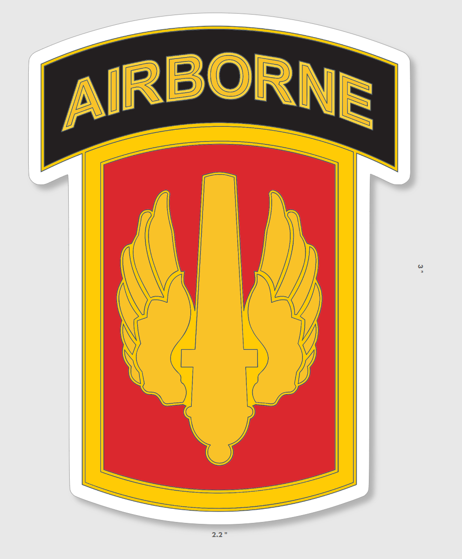 18th FA BDE ABN Sticker