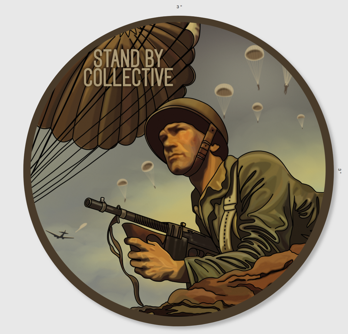 WW2 Assault Sticker