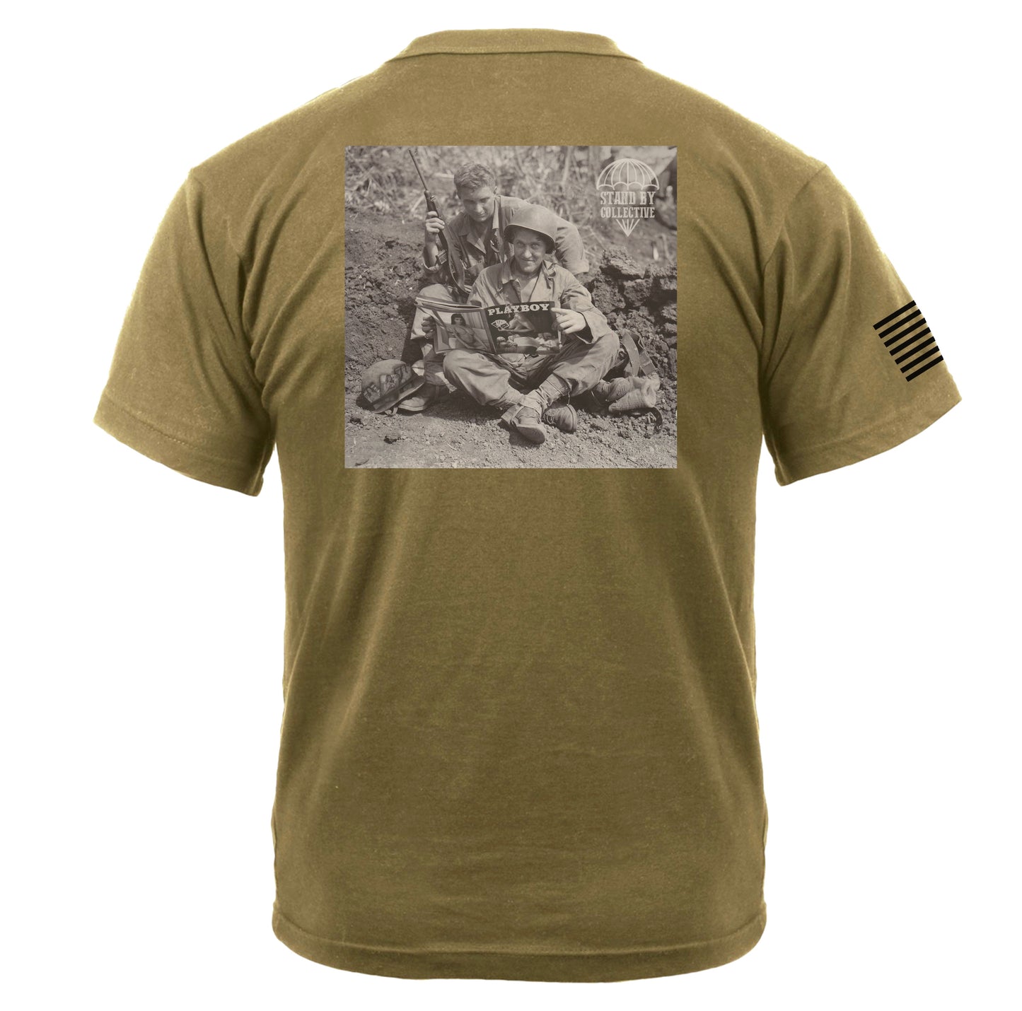 WW2 Playboy AR 670-1 Tan Tee