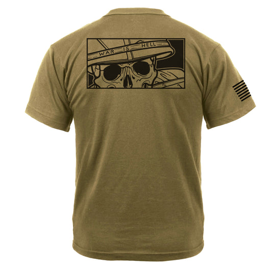 War is Hell AR 670-1 Tan Tee