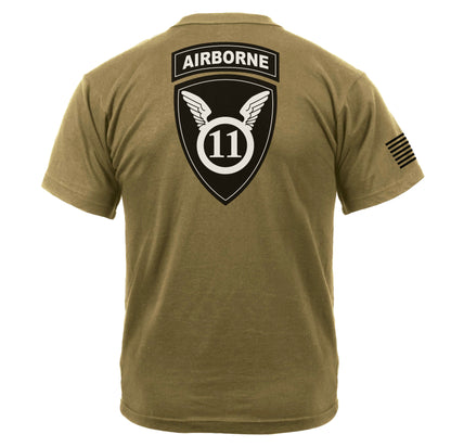 11th Airborne DIV B&W Tee