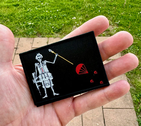 Airborne Pirate Woven Patch