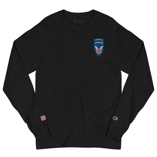 11th Airborne DIV Artic Champion Embrodiery Long Sleeve