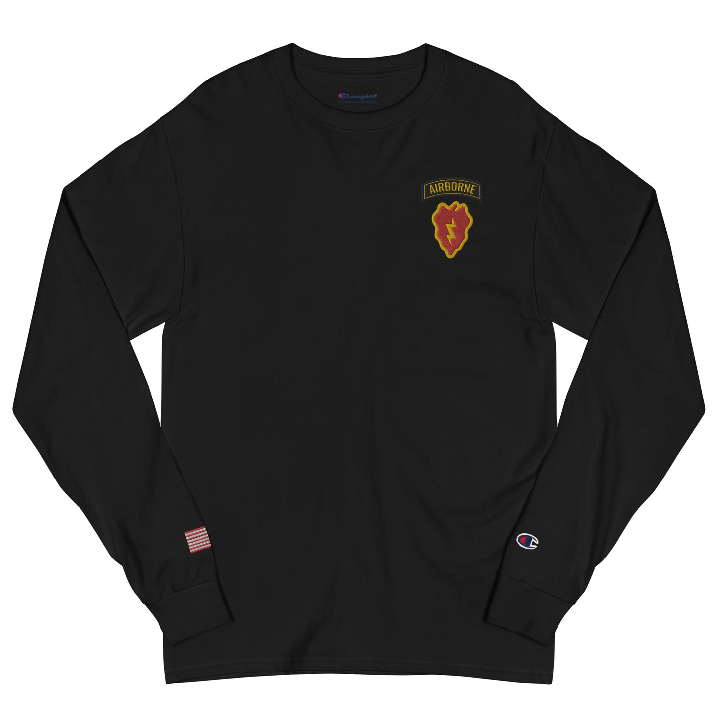 4-25th Champion Embrodiery Long Sleeve