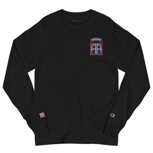 82nd Airborne DIV Champion Embrodiery Long Sleeve