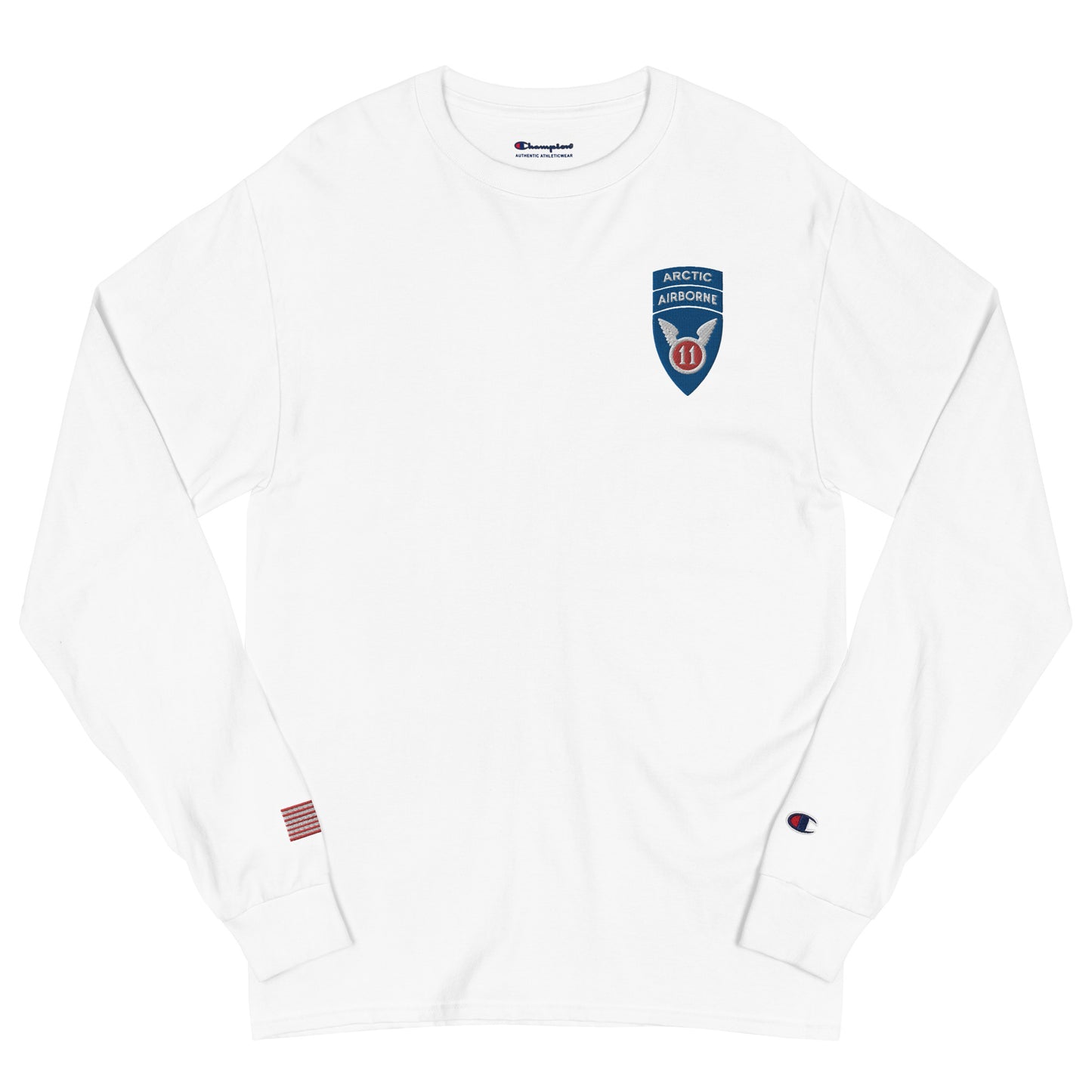 11th Airborne DIV Artic Champion Embrodiery Long Sleeve