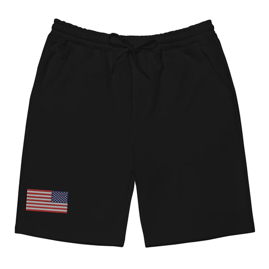 American Flag Embrodiery Shorts