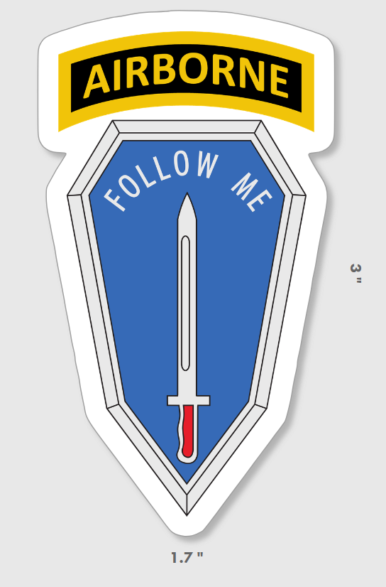 US Inf School Airborne Sticker