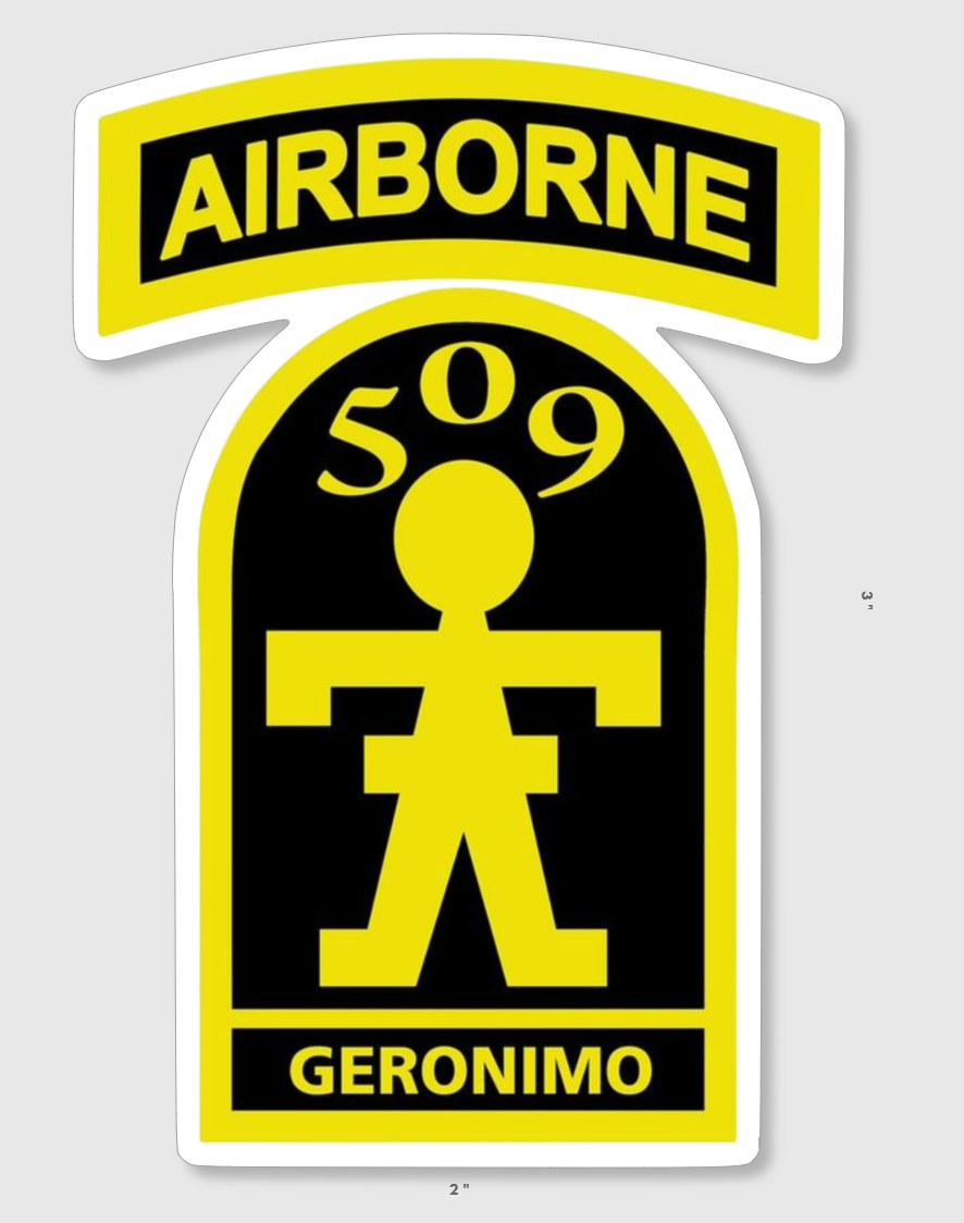 509th Geronimo V2 Sticker