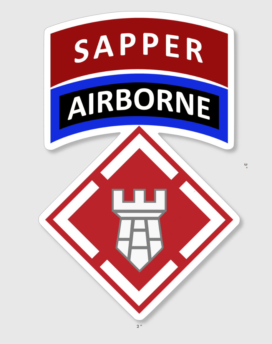 20th ENG BDE Sapper Sticker