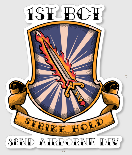 Strike Hold Traditional Style Sticker