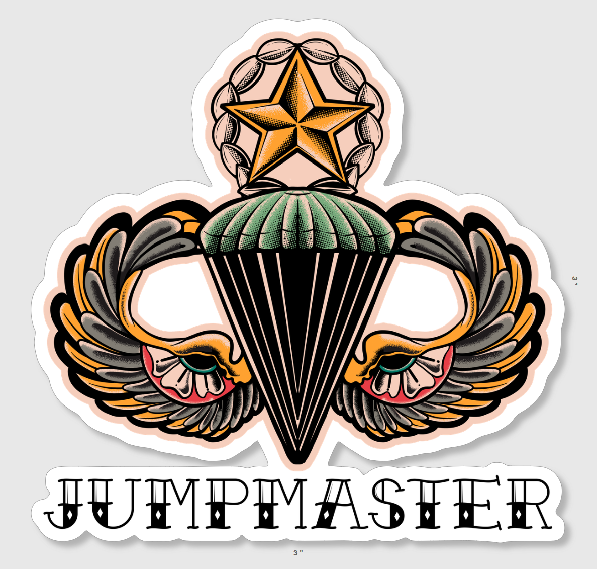 Master Rated JM Traditional Style Sticker